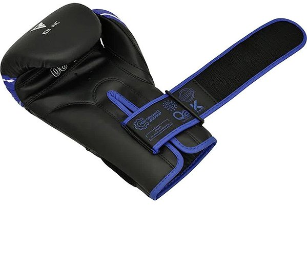 Boxing gloves RDX Kids boxing gloves 4B Robo, blue-black, 4 oz .