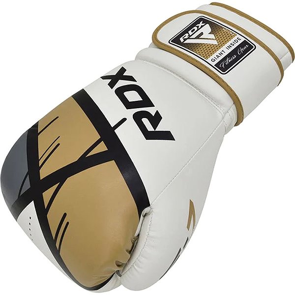 Boxing gloves RDX Boxing gloves F7 Ego, gold, 12 oz .