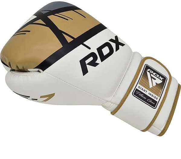 Boxing gloves RDX Boxing gloves F7 Ego, gold, 12 oz .