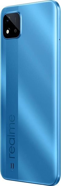 Mobiltelefon Realme C11 2021 32GB kék Hátoldal