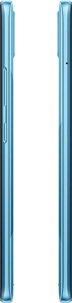 Mobiltelefon Realme C21Y 32GB kék Oldalnézet
