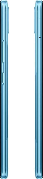 Mobiltelefon Realme C21Y 64GB kék Oldalnézet