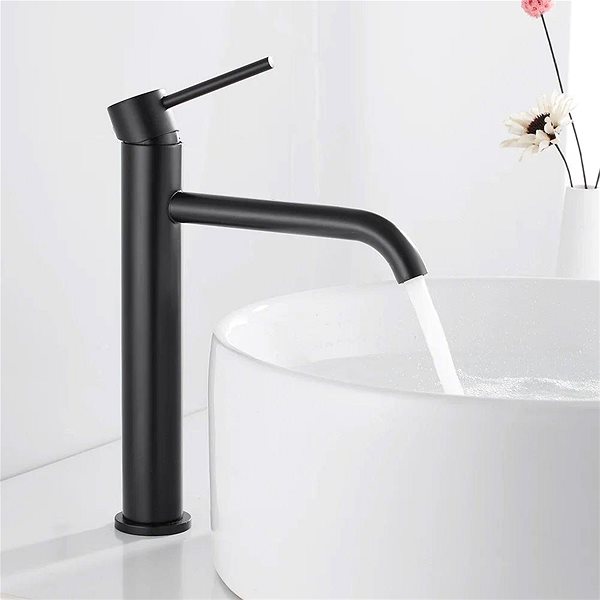 Tap REA High basin mixer Lungo black (REA-B4103) ...