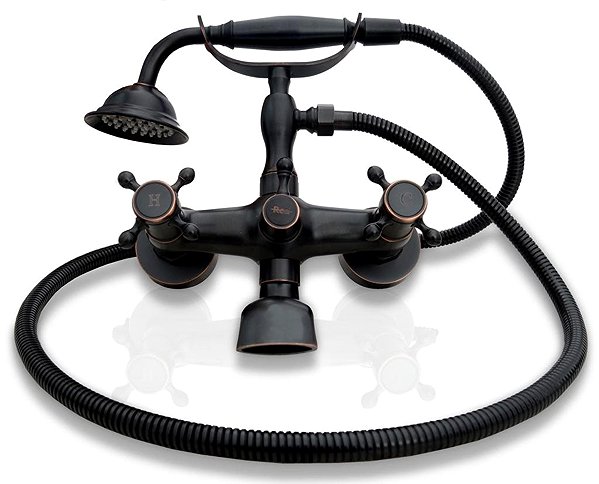 Tap REA Bathtub Faucet 150 mm Retro Old Black (REA-B0224) ...