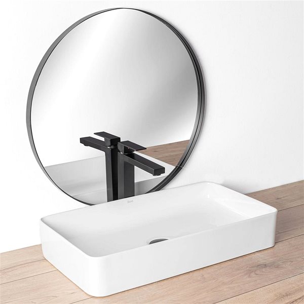 Tap REA Basin mixer Fenix high black matt (REA-B7849) ...
