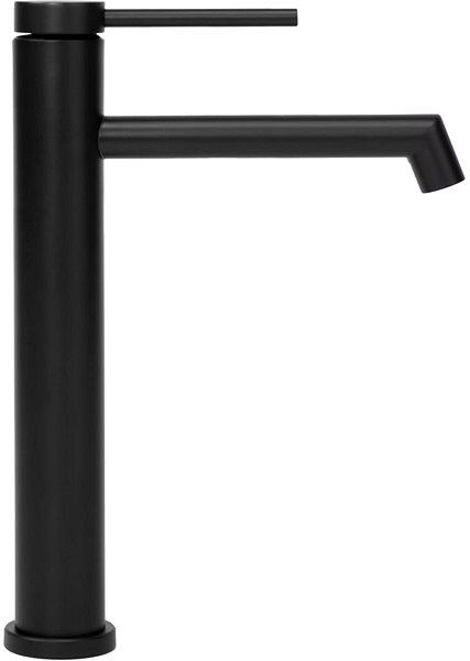 Tap REA Basin mixer Foss BLACK Matt High (REA-B5320) ...