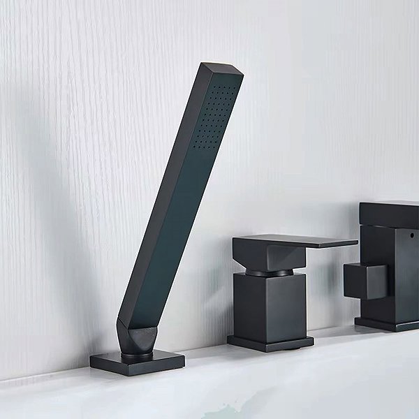 Tap REA GLEN three-part bath mixer, black (REA-B6630) ...