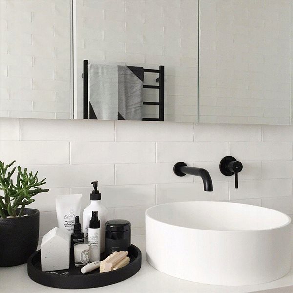 Tap REA Basin mixer Lungo black matt (BAT-B0969) ...