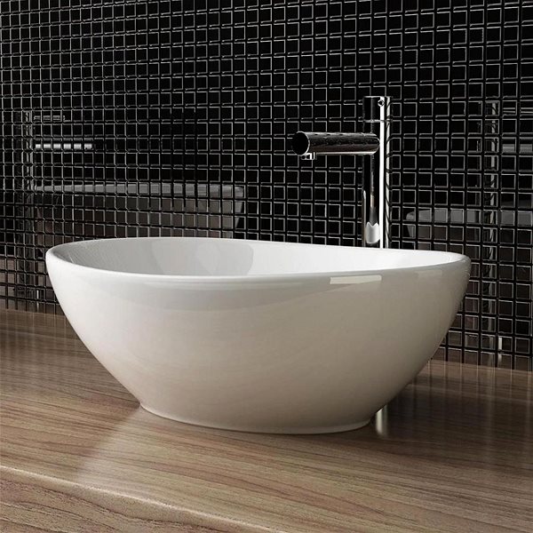 Tap REA Washbasin mixer for countertop Tess (REA-B8800) ...