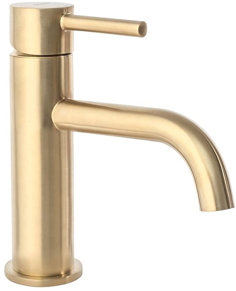 Tap REA Basin mixer Lungo gold brushed (REA-B4527) ...