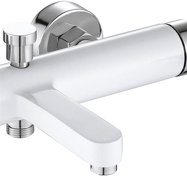 Tap REA Bathtub Faucet with Accessories Polo White/Chrome (REA-B9943) ...