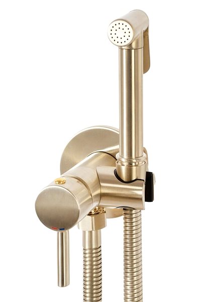 Tap REA Bidet mixer tap in brushed gold (REA-B6311) ...