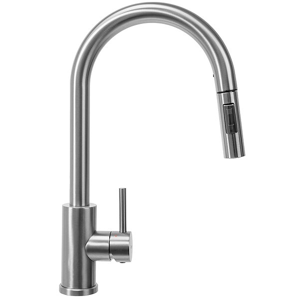 Tap REA Sink mixer Fresh brushed steel (REA-B9146) ...