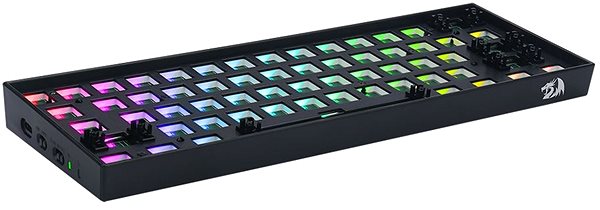 Herná klávesnica Redragon Draconic Elite Barebone Ten-key-less Barebone, Wired, 2.4G,Bluetooth tri-mode ...