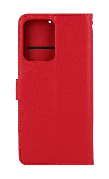 Puzdro na mobil TopQ Puzdro Xiaomi Redmi Note 12 Pro+ 5G knižkové červené s prackou 95416 ...