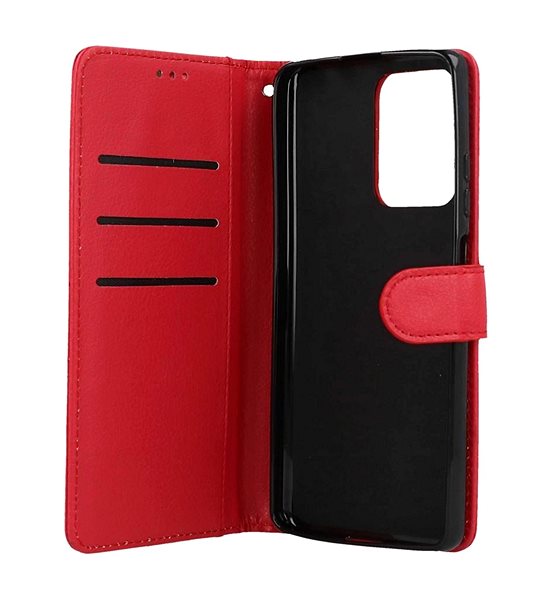 Puzdro na mobil TopQ Puzdro Xiaomi Redmi Note 12 Pro+ 5G knižkové červené s prackou 95416 ...