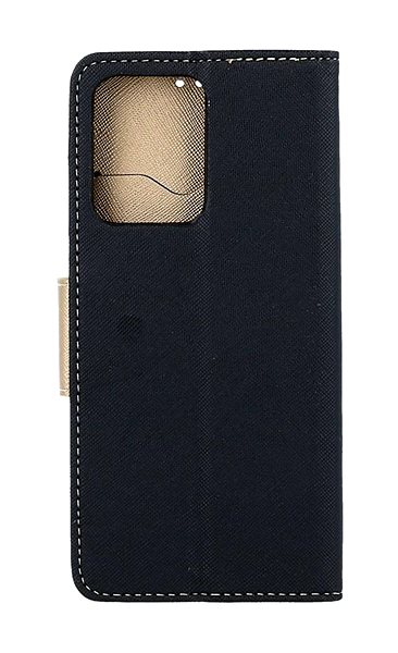 Puzdro na mobil TopQ Puzdro Xiaomi Redmi Note 12 Pro 5G knižkové čierno-zlaté 95481 ...
