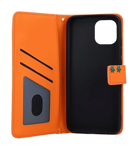 Puzdro na mobil TopQ Puzdro Xiaomi Redmi A2 knižkové oranžové so žabkou 97520 ...
