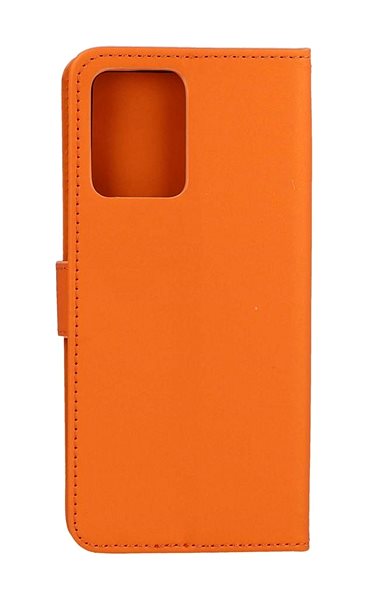 Puzdro na mobil TopQ Puzdro Xiaomi Redmi Note 12 5G knižkové oranžové so žabkou 96464 ...