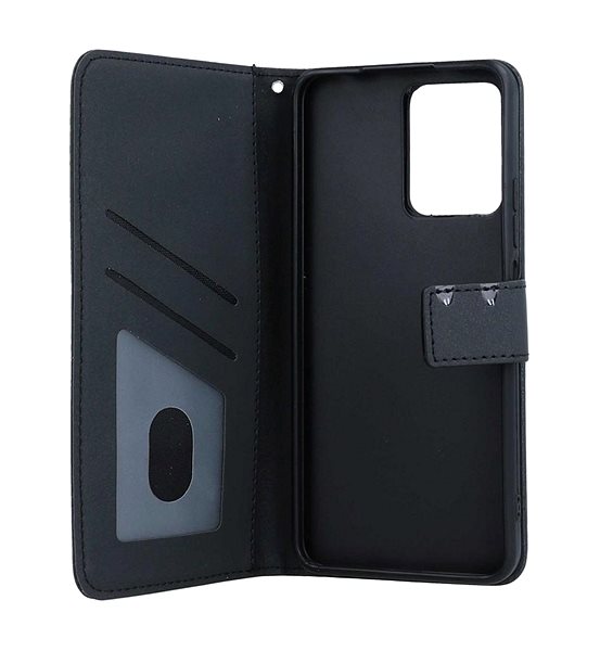 Puzdro na mobil TopQ Puzdro Xiaomi Redmi Note 12 5G knižkové čierne s pandou 96463 ...