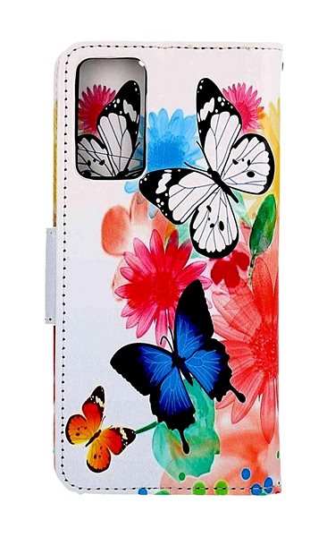 Puzdro na mobil TopQ Puzdro Xiaomi Redmi Note 11 Pro 5G knižkové Farebné s motýlikmi 97899 ...