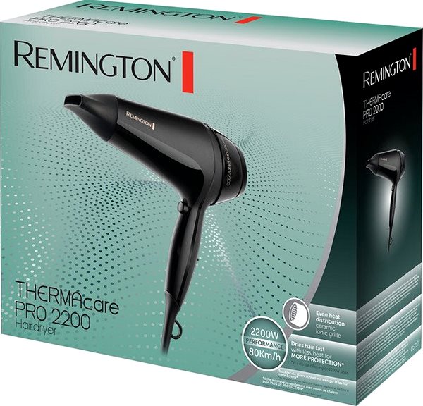 Hair Dryer Remington D5710 Thermacare PRO 2200 Dryer Packaging/box