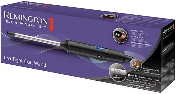Hair Curler Remington CI6X10 Pro Tight Curl Wand Packaging/box