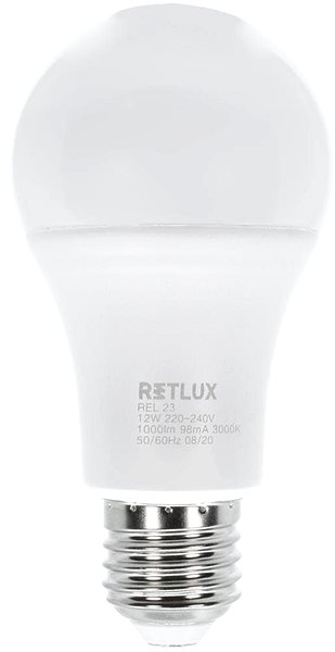 LED izzó RETLUX REL 23 LED A60 4x12 W E27 WW Képernyő