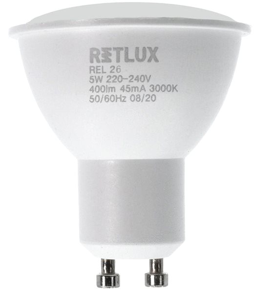 LED izzó RETLUX REL 26 LED GU10 2x5W Képernyő