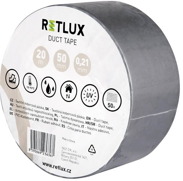 Ragasztó szalag RETLUX RIT DT2 Duct tape 20m x 50mm ...