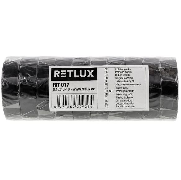 Lepiaca páska RETLUX RIT 017 izolačná páska 10 ks 0,13 × 15 × 10 ...