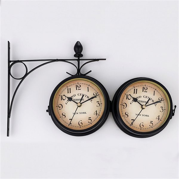 Retoo Double-sided retro wall clock 24cm.