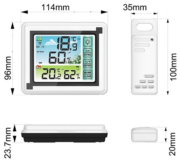 Retoo E644 weather station.