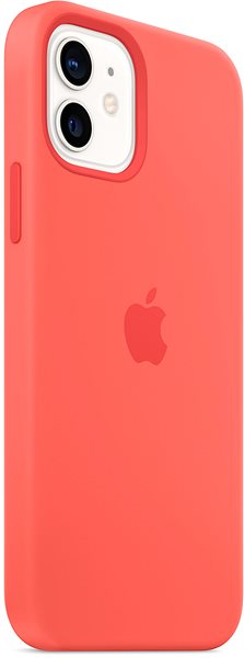 Handyhülle Apple iPhone 12 und 12 Pro Silikonhülle mit MagSafe Citrus Pink ...