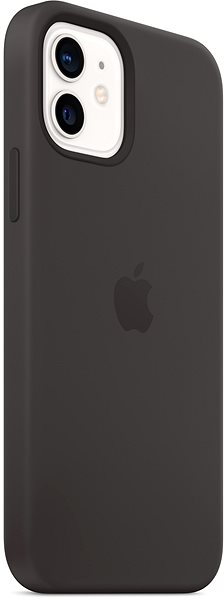 Kryt na mobil Apple iPhone 12 a 12 Pre Silikónový kryt s MagSafe čierny.