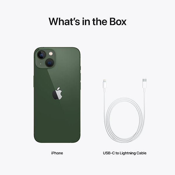 Mobilný telefón iPhone 13 128 GB zelený Príslušenstvo