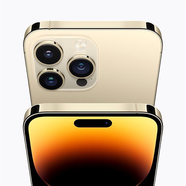 Mobile Phone iPhone 14 Pro 128GB gold ...
