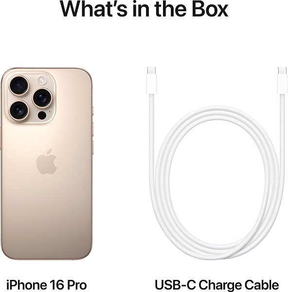 Mobilný telefón iPhone 16 Pro 128 GB púštny titán ...