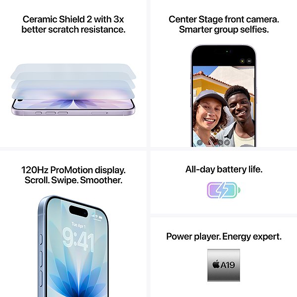 Mobilný telefón iPhone 17 256 GB čierny ...