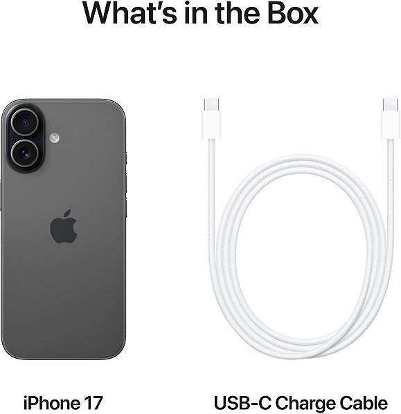 Mobilný telefón iPhone 17 256 GB čierny ...