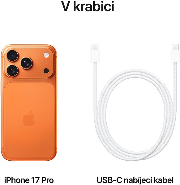 Mobiltelefon iPhone 17 Pro 512GB kozmosznarancs ...