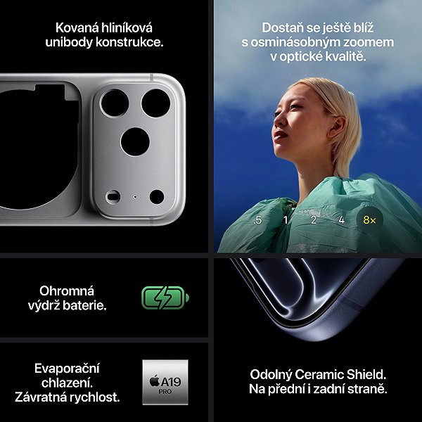 Mobiltelefon iPhone 17 Pro 512GB ezüst ...