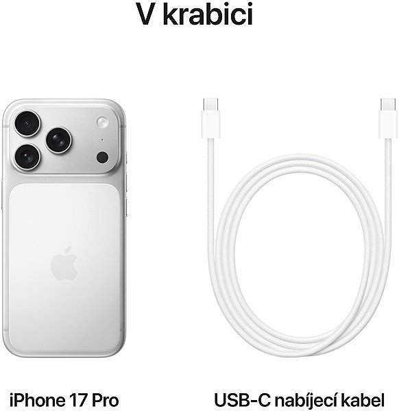 Mobiltelefon iPhone 17 Pro 512GB ezüst ...
