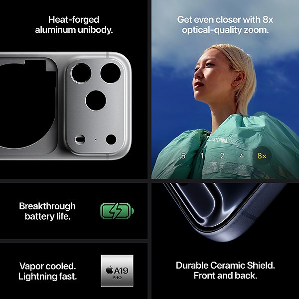 Mobilný telefón iPhone 17 Pro 1 TB polnočný ...