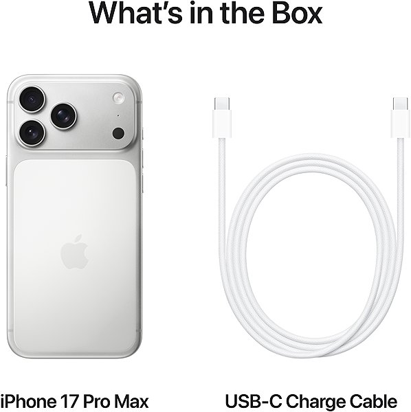 Mobilný telefón iPhone 17 Pro Max 256 GB strieborný ...