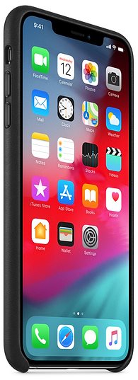 Handyhülle iPhone XS Max Lederhülle schwarz ...