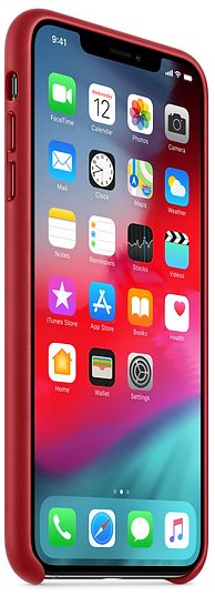 Handyhülle iPhone XS Max Lederhülle Rot ...