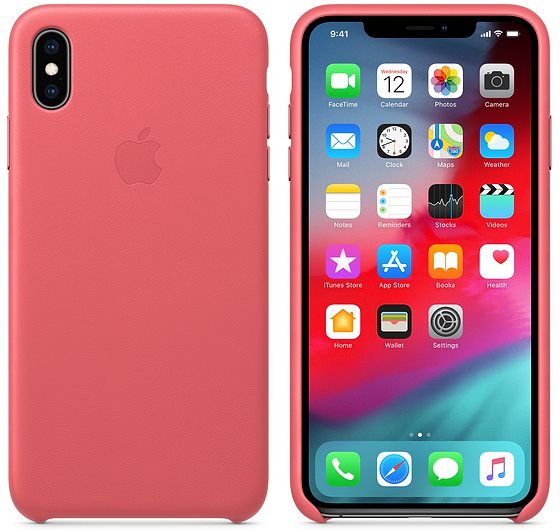 Handyhülle iPhone XS Max Lederhülle Pfingstrose ...