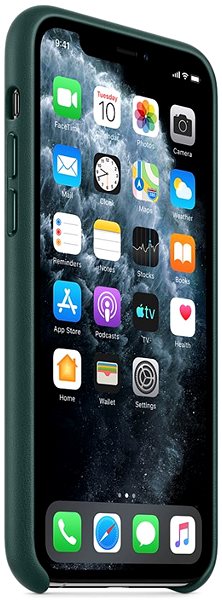 Handyhülle Apple iPhone 11 Pro Lederhülle Pinie ...