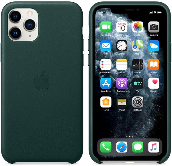 Handyhülle Apple iPhone 11 Pro Lederhülle Pinie ...
